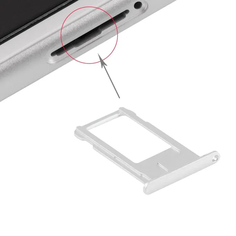 Simkaarthouder voor iPhone 6 Plus (zilver)
