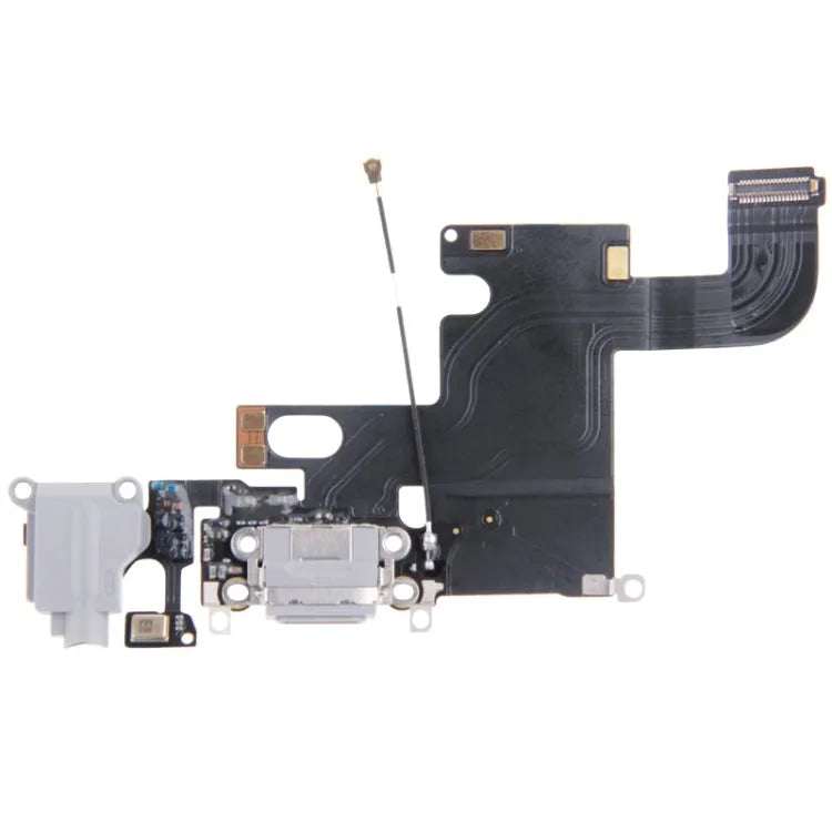 Oplaadpoort-dockconnector flexkabel voor iPhone 6 (grijs)