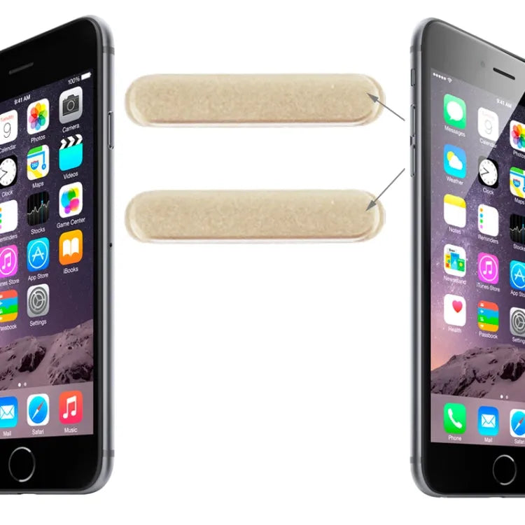 Volumeregelingstoetsen voor iPhone 6 6 Plus (goud)