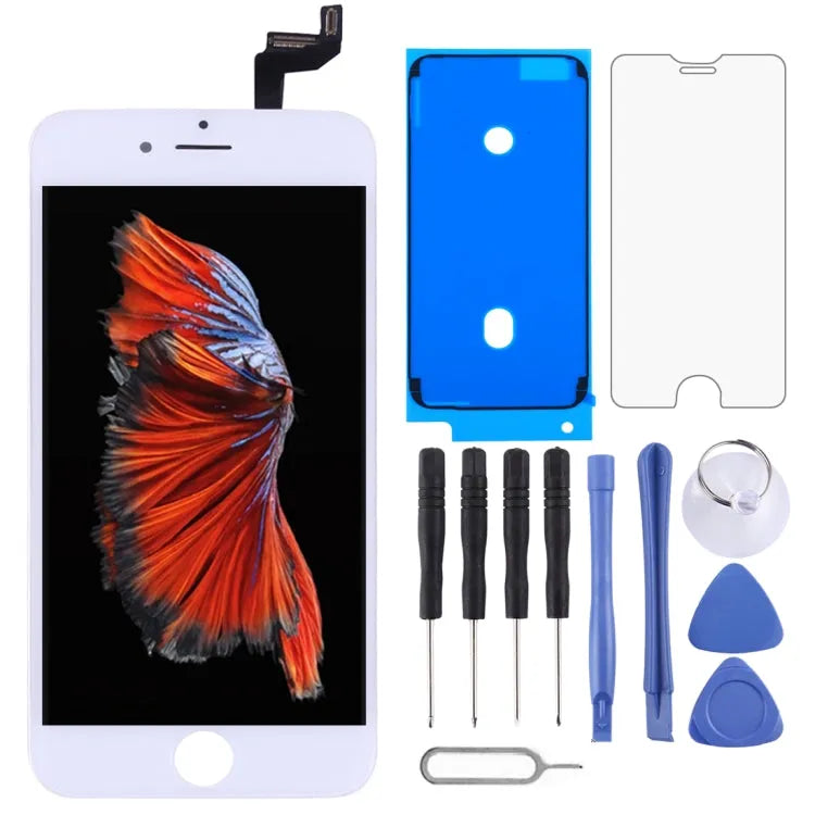 TFT LCD-scherm met digitizer en frame voor iPhone 6s (wit)
