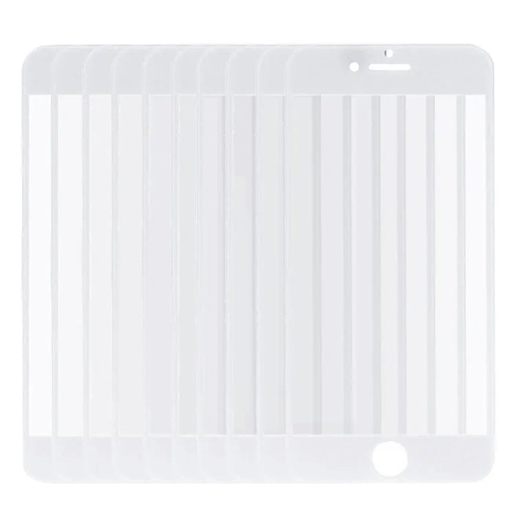Frontglas voor iPhone 6 Plus wit (10 stuks)