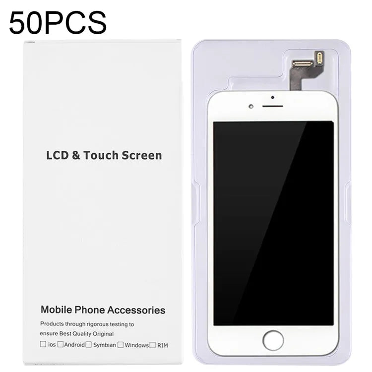 Verpakkingsdozen wit voor schermblok iPhone 6 Plus 6s Plus (50 stuks)