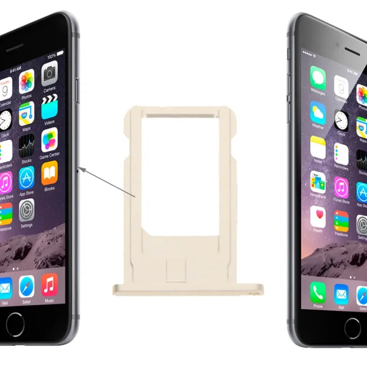 Simkaarthouder voor iPhone 6 (goud)