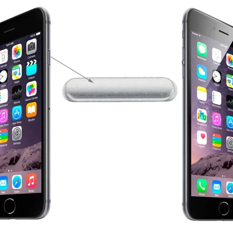 Aan/uit-knop voor iPhone 6 en 6 Plus (zilver)