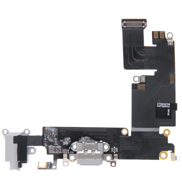 Oplaadpoort-dockconnector flexkabel voor iPhone 6 Plus (grijs)