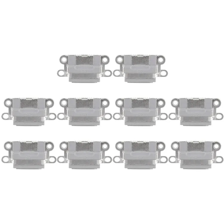Laadpoortconnector voor iPhone 6 en 6s (grijs, 10 stuks)