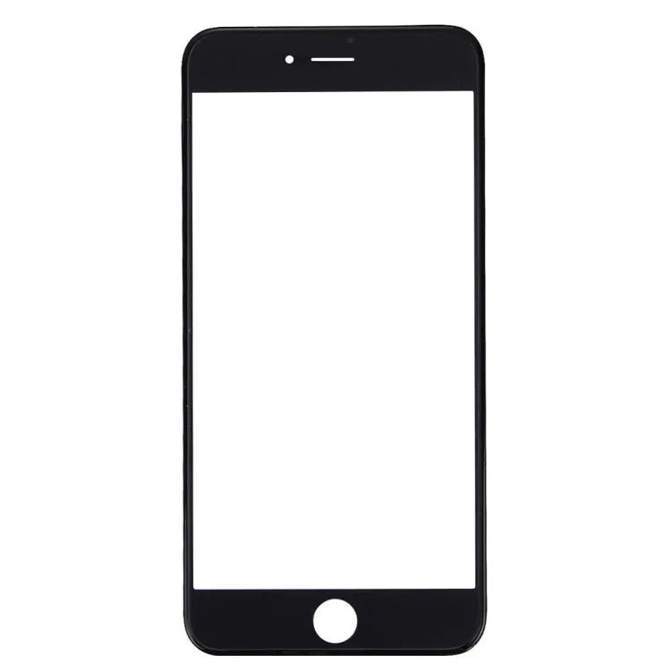 Voorruit met frame voor iPhone 7 (zwart, geen LCD)