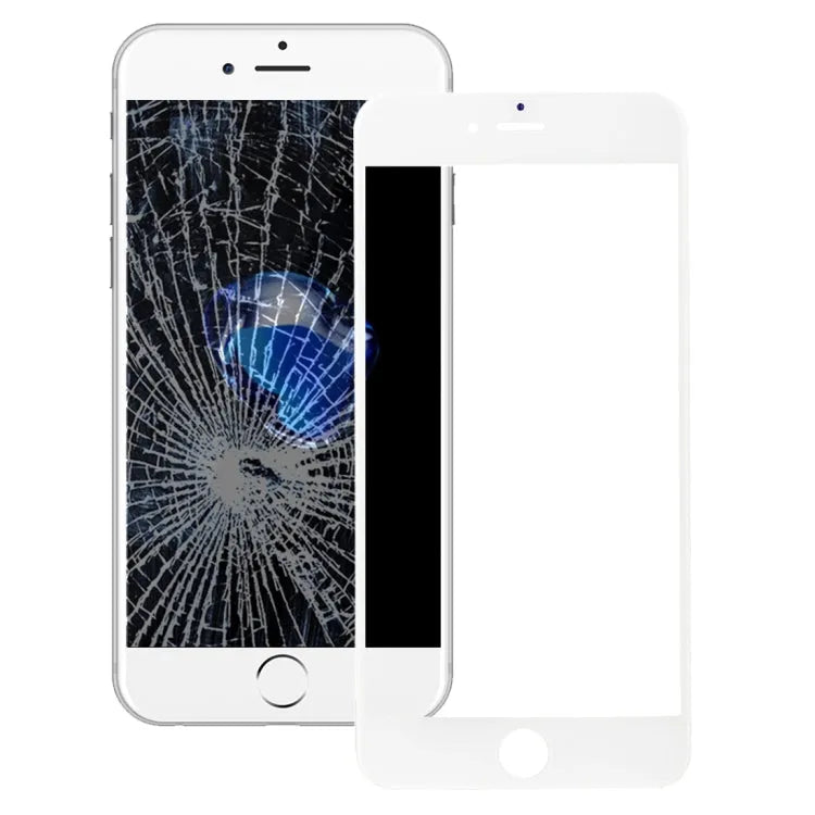 Voorruit met frame en OCA-laag voor iPhone 7 refurbish (wit)
