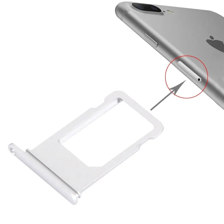 SIM-kaarthouder voor iPhone 7 Plus (zilver)