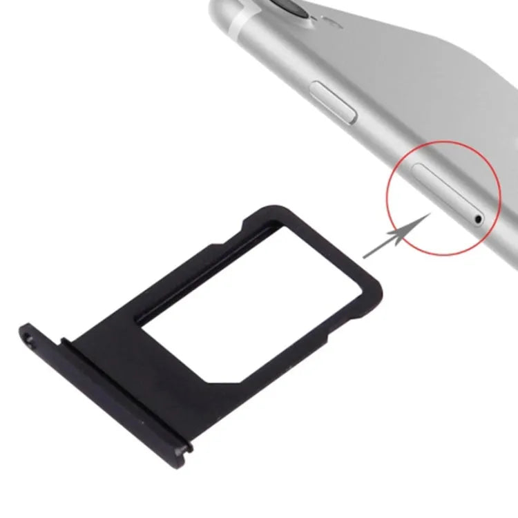 SIM-kaarthouder voor iPhone 7 (jet black)