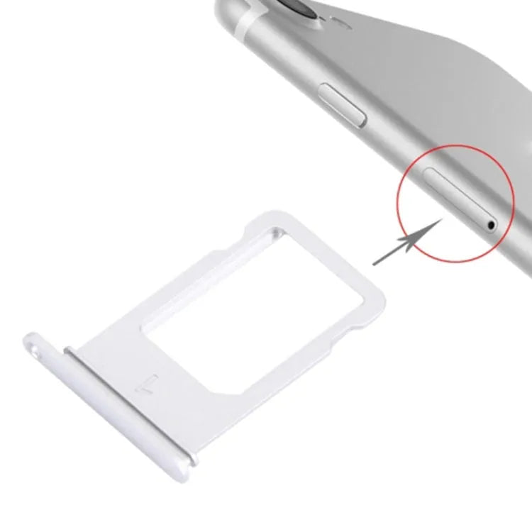 SIM-kaarthouder voor iPhone 7 (zilver)