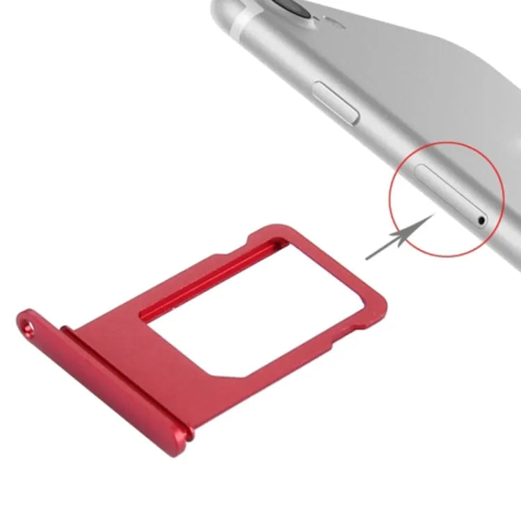 SIM-kaarthouder voor iPhone 7 (rood)