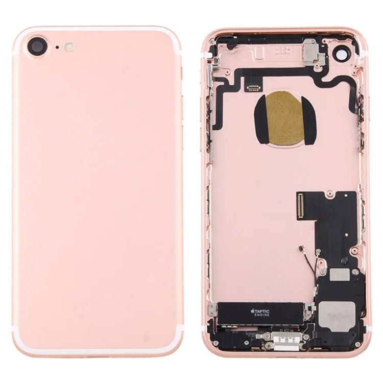 Batterij-achterklep met kaartlade voor iPhone 7 (roségoud)