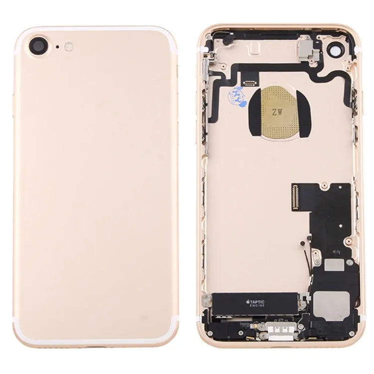 Batterij-achterklep met kaartlade voor iPhone 7 (goud)