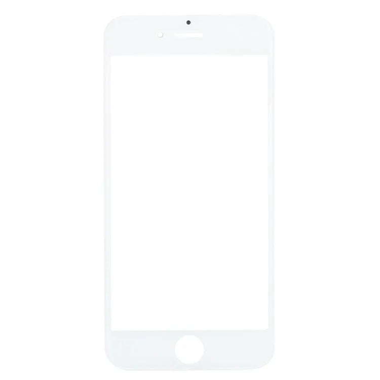 Buitenste glaslens met frame voor iPhone 7 (wit)