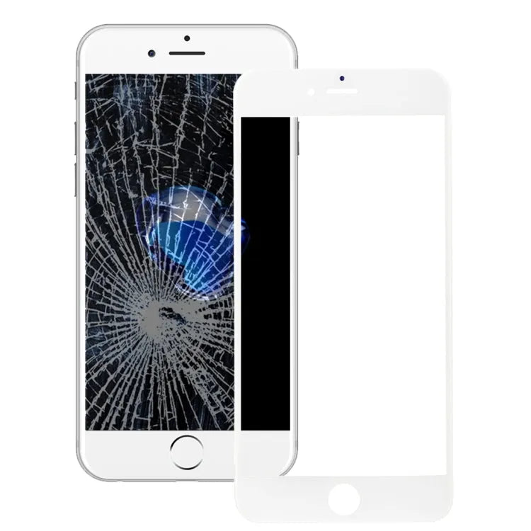 Voorglas met frame en OCA-lijm voor iPhone 7 Plus (wit)