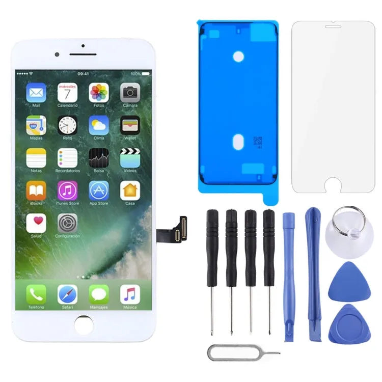 LCD-scherm met digitizer voor iPhone 7 Plus, volledige montage (wit)
