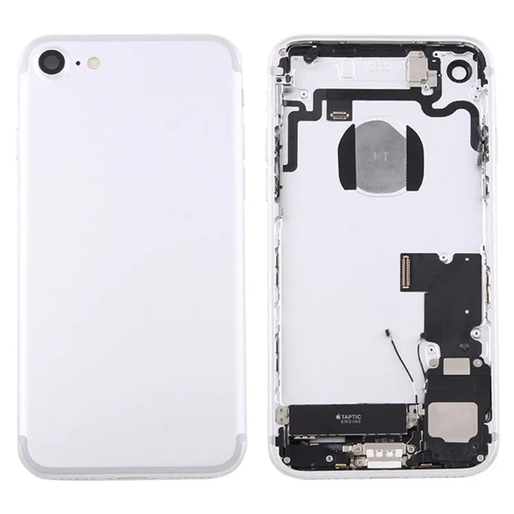 Achterbehuizing met kaartlade voor iPhone 7 (zilver)