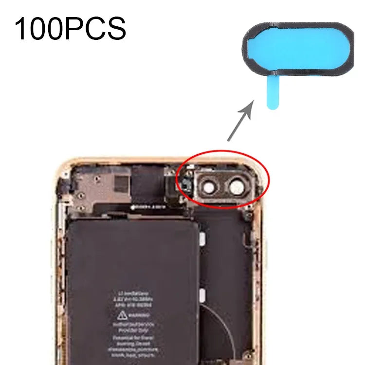 Stofdichte schuimpads achtercamera voor iPhone 7 Plus (100 stuks)