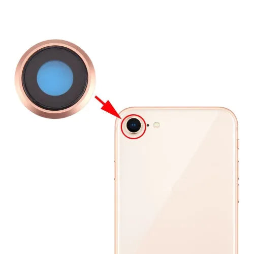 Lensring voor achtercamera voor iPhone 8 (goud)