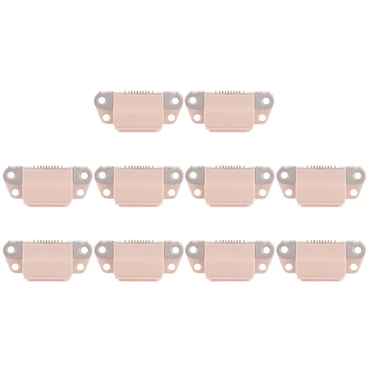 10 stuks laadpoortconnector voor iPhone 8 Plus en iPhone 8 (goud)