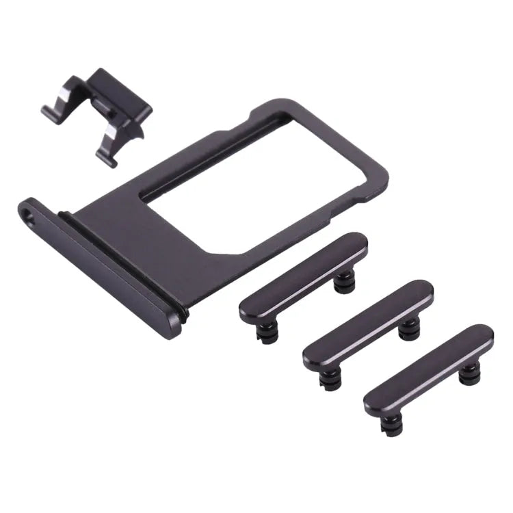 Knoppenset met simlade, volume-, aan/uit- en trilknop voor iPhone 8 Plus (grijs)