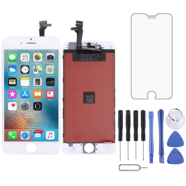 TFT LCD-scherm met digitizer en frame voor iPhone 6 (wit)