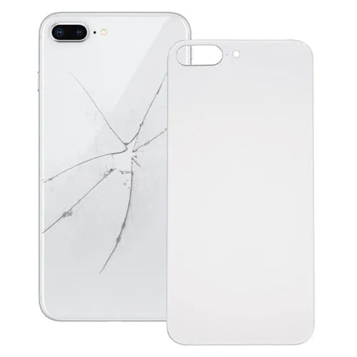 Glazen achterkant voor iPhone 8 Plus (zilver)