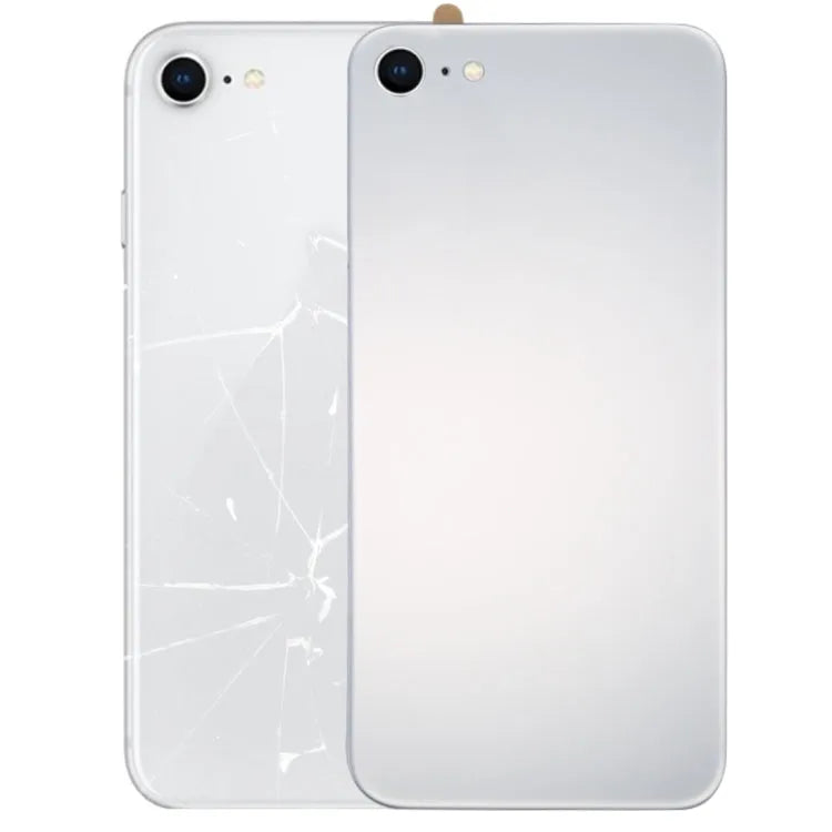 Glazen achterkant met spiegelafwerking voor iPhone 8 (zilver)