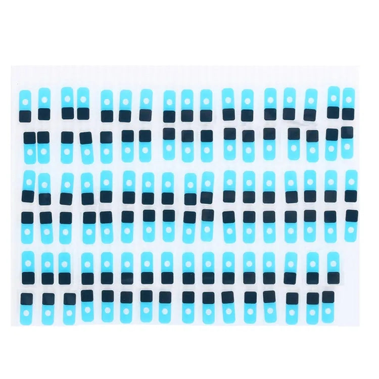 Dubbelzijdige sticker voor frontcamera iPhone 8 (100 stuks, zwart)