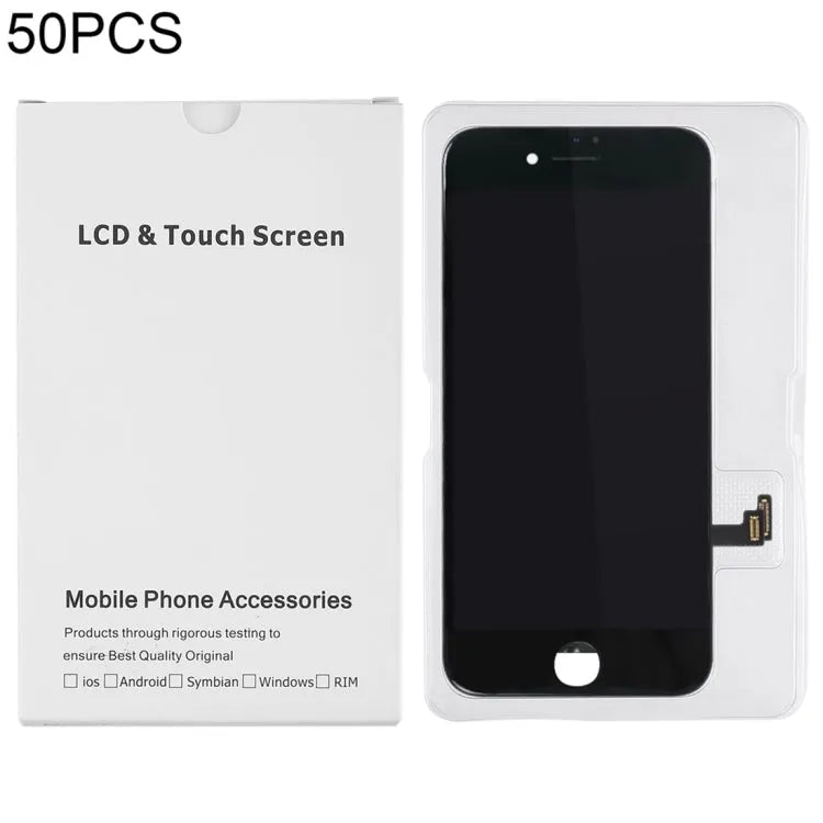 Witte kartonnen verpakkingsdoos voor LCD iPhone 7 en 8 (50 stuks)