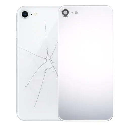 Behuizing achterkant met lijm voor iPhone 8 (zilver)