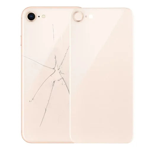 Behuizing achterkant met lijm voor iPhone 8 (goud)