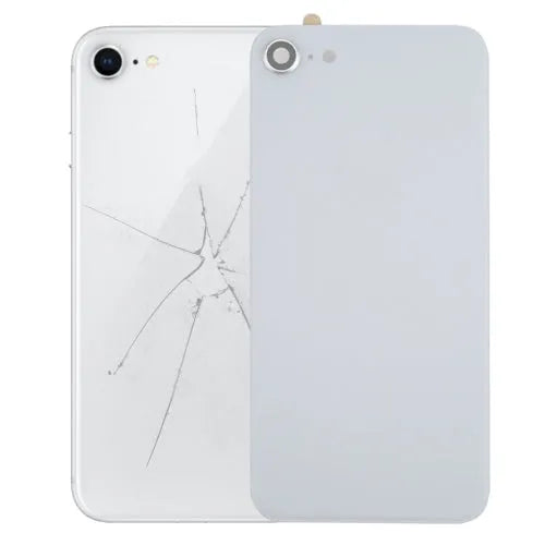 Behuizing achterkant met lijm voor iPhone 8 (wit)