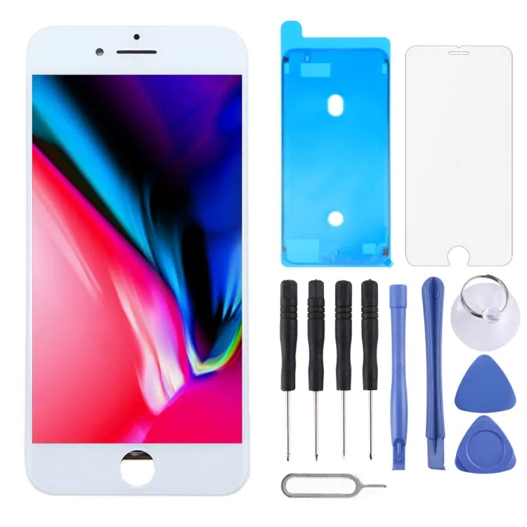 TFT LCD-scherm met digitizer voor iPhone 8 Plus (wit)
