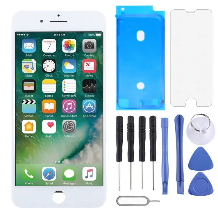 TFT LCD-scherm met digitizer voor iPhone 8 (wit)