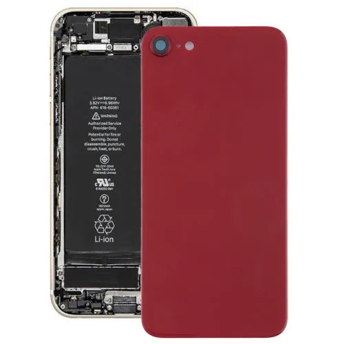 Achterglas met lijm voor iPhone 8 (rood)