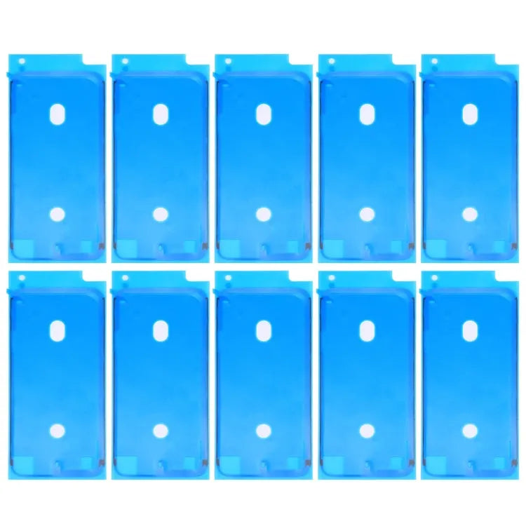 LCD frame bezel waterdichte zelfklevende stickers voor iPhone 8 (wit, 10 stuks)