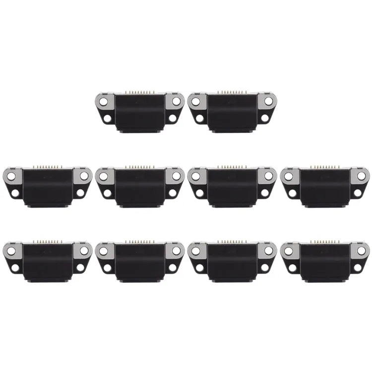 Laadpoortconnector 10 stuks voor iPhone 8 Plus / 8 (zwart)