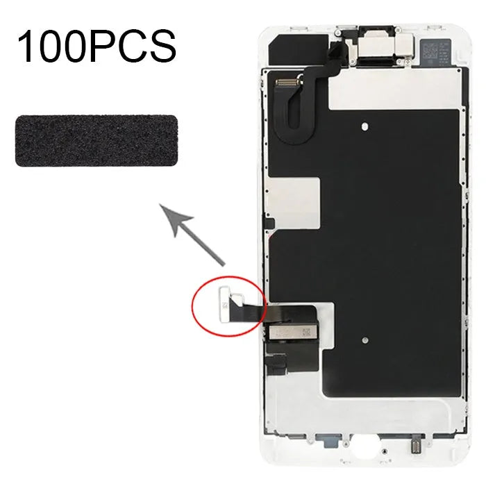 Wattenpadjes voor touch-flexkabel voor iPhone 8 (100 stuks)