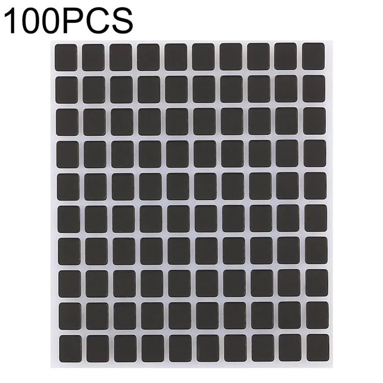 100 stuks zwarte afdichtstickers voor scherm iPhone X