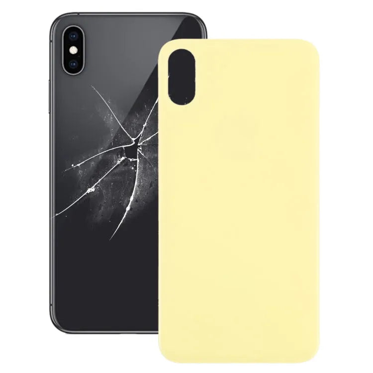 Glazen achterklep met grote camera-uitsparing voor iPhone X en XS