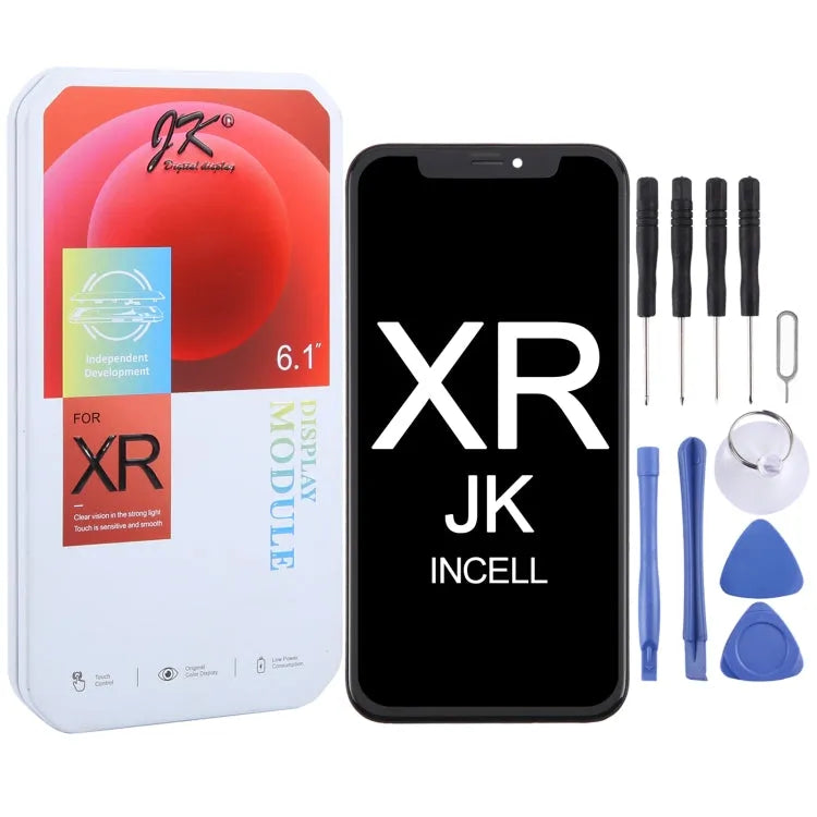 JK TFT LCD-scherm met digitizer voor iPhone XR (zwart)