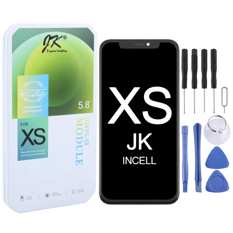 JK TFT LCD-scherm met digitizer voor iPhone XS (zwart)