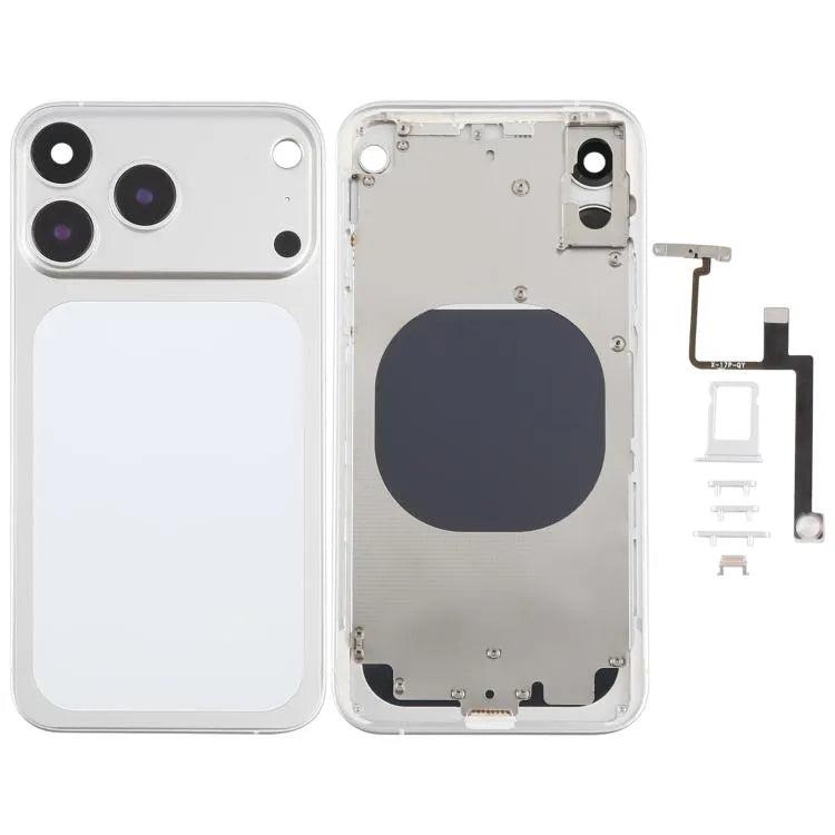 Achterbehuizing in iP17 Pro look voor iPhone X (wit)