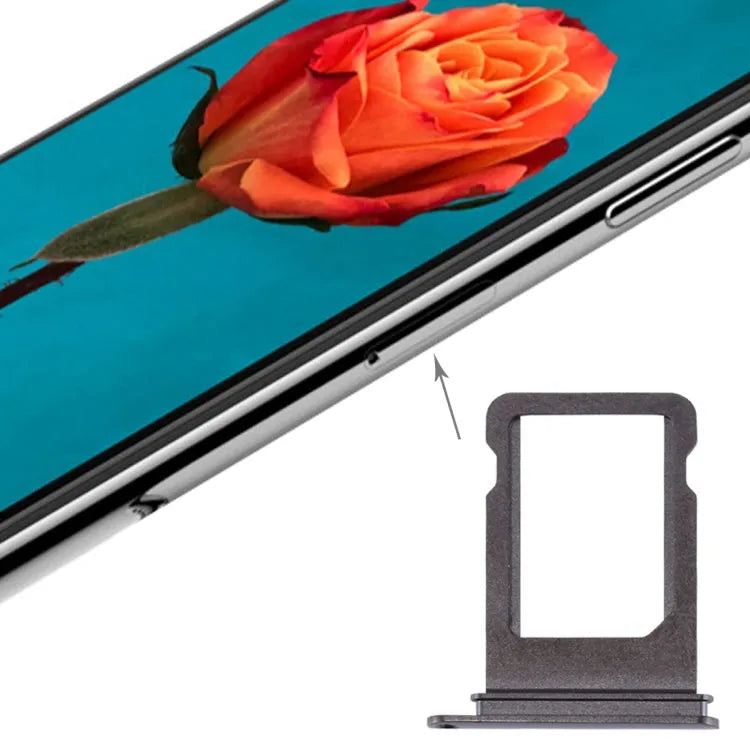 Kaarthouder SIM-lade voor iPhone X (grijs)