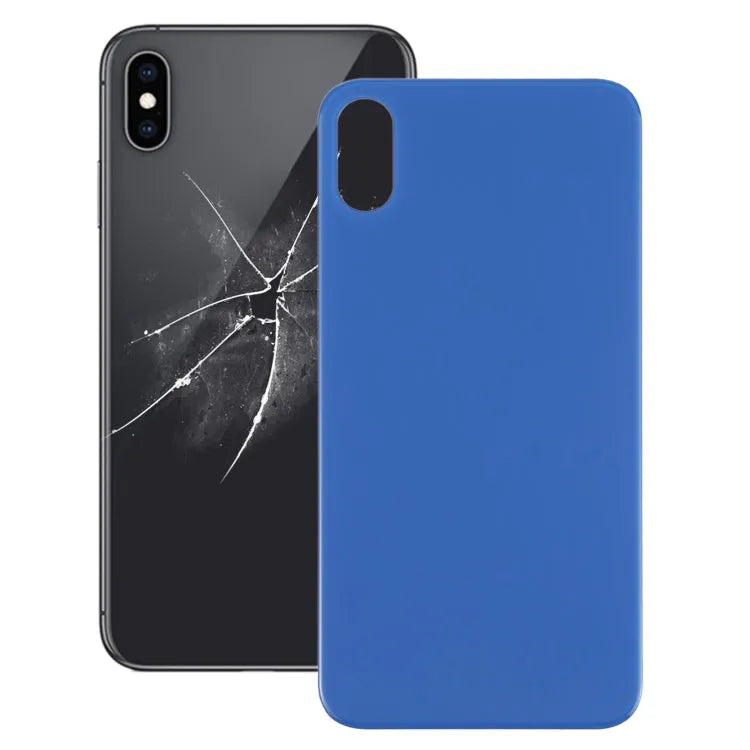 Glazen achterkant met groot cameragat voor iPhone X / XS (los onderdeel)