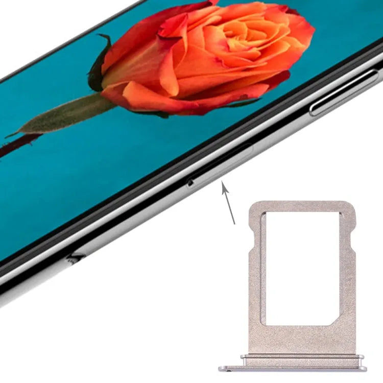 Simkaarthouder voor iPhone X (zilver)