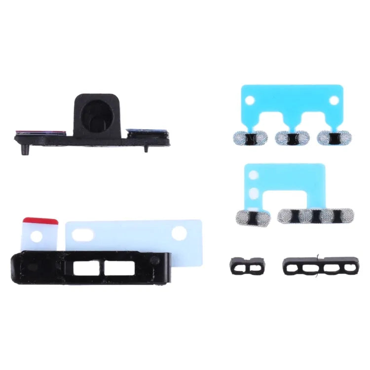 Set van 10 stofdichte luidspreker-meshes voor iPhone 11 (wit)