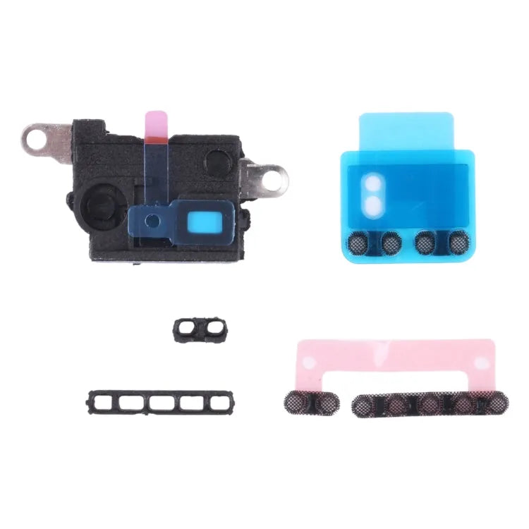 Set van 10 stofdichte luidspreker-meshes voor iPhone 11 Pro Max (zwart)
